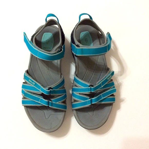 Teva Shoes - Teva Teal Strappy Hiking Sandals Size 7